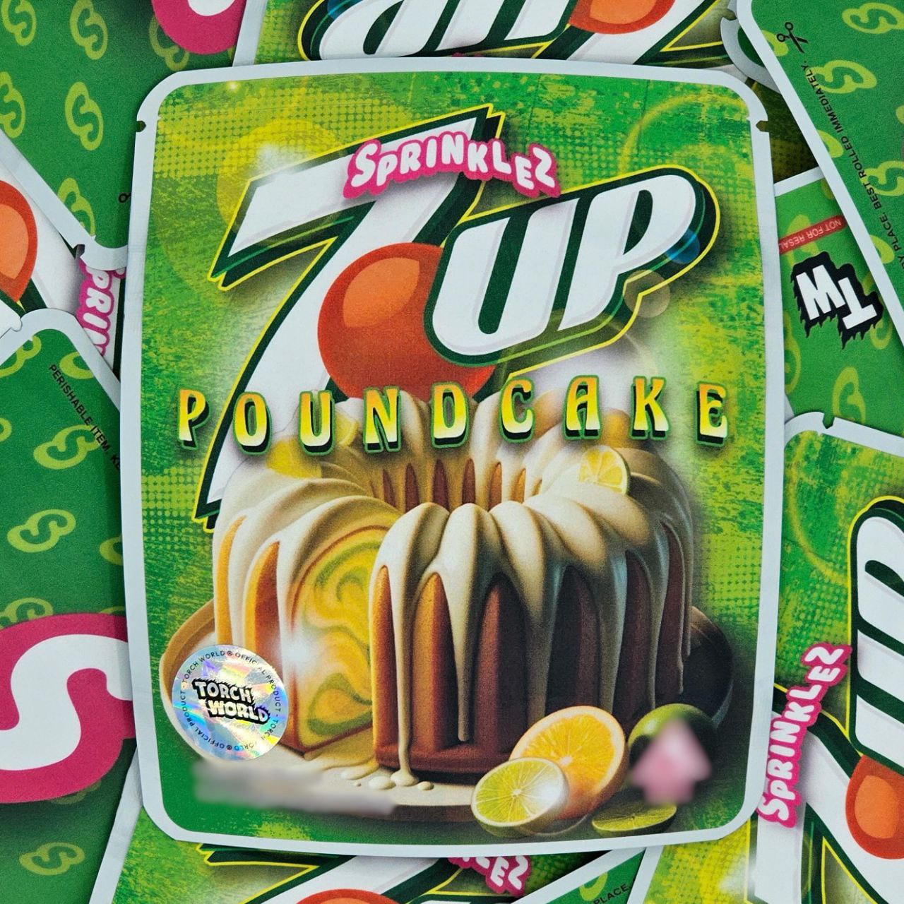7UP Pound Cake Sprinklez - 7UP Pound Cake