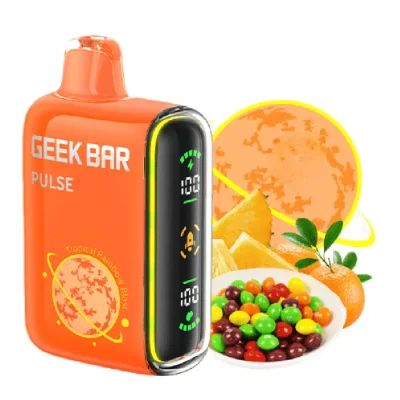 Tropical Rainbow Blast – Geek Bar Pulse Disposable Vape 5 Tropical Rainbow Blast Geek Bar Pulse disposable vape 15000 puffs