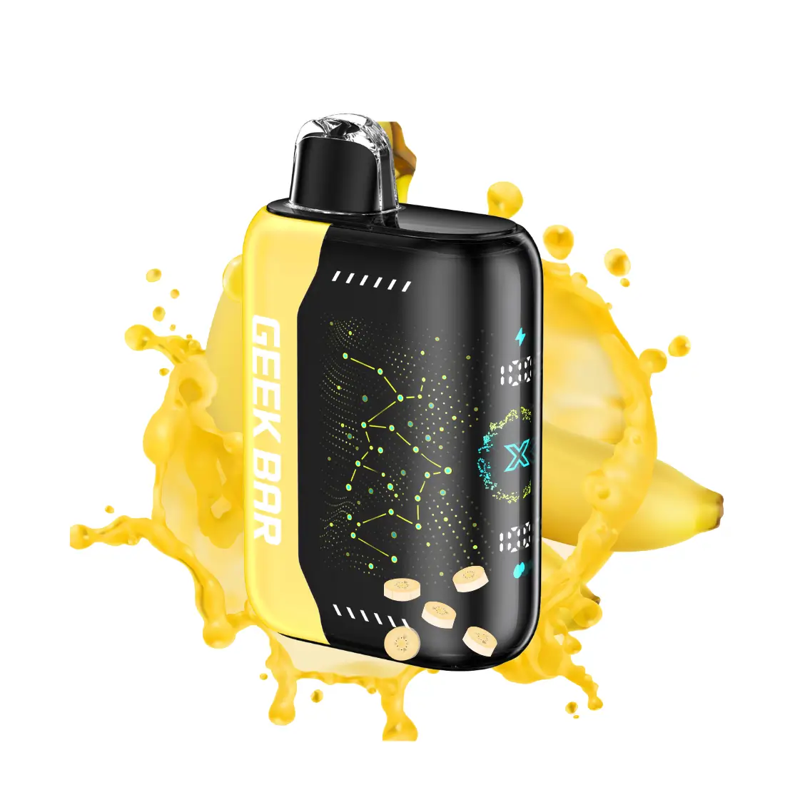 Geek-Bar-Pulse-X-Banana-Taffy-Freeze Banana Taffy Freeze – Geek Bar Pulse X Disposable Vape