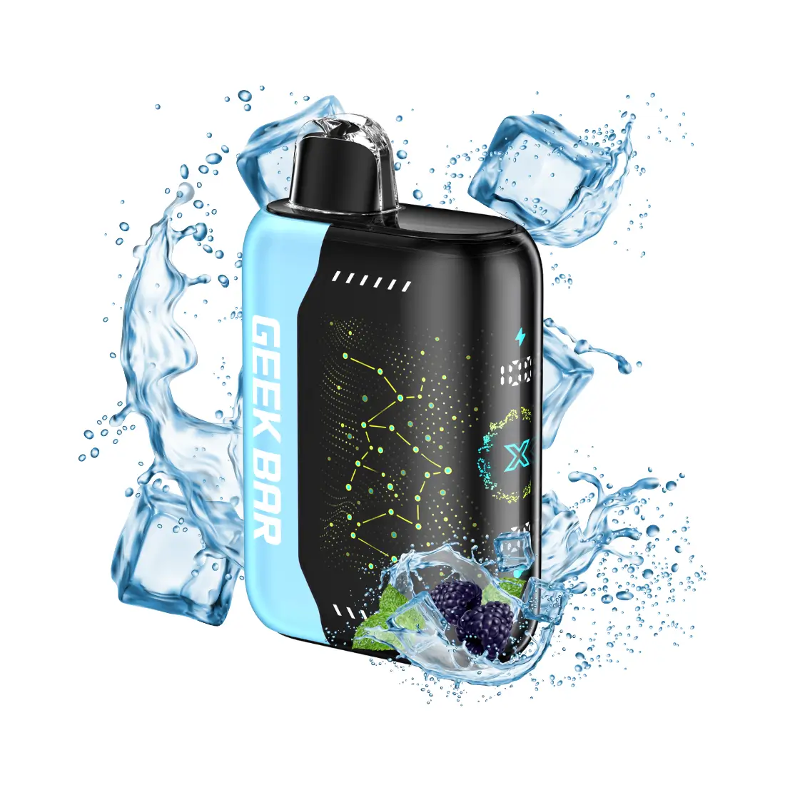 Geek-Bar-Pulse-X-Blue-Razz-Ice Blue Razz Ice – Geek Bar Pulse X Disposable Vape