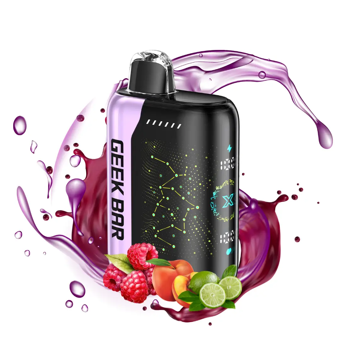 Geek-Bar-Pulse-X-Raspberry-Peach-Lime Raspberry Peach Lime – Geek Bar Pulse X Disposable Vape