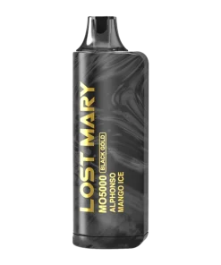 Alphonso Mango Ice Lost Mary – MO5000 Black Gold Edition Disposable Vape