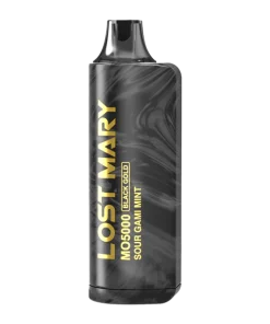 SOUR GAMI MINT LOST MARY – MO5000 Black Gold Edition Disposable Vape
