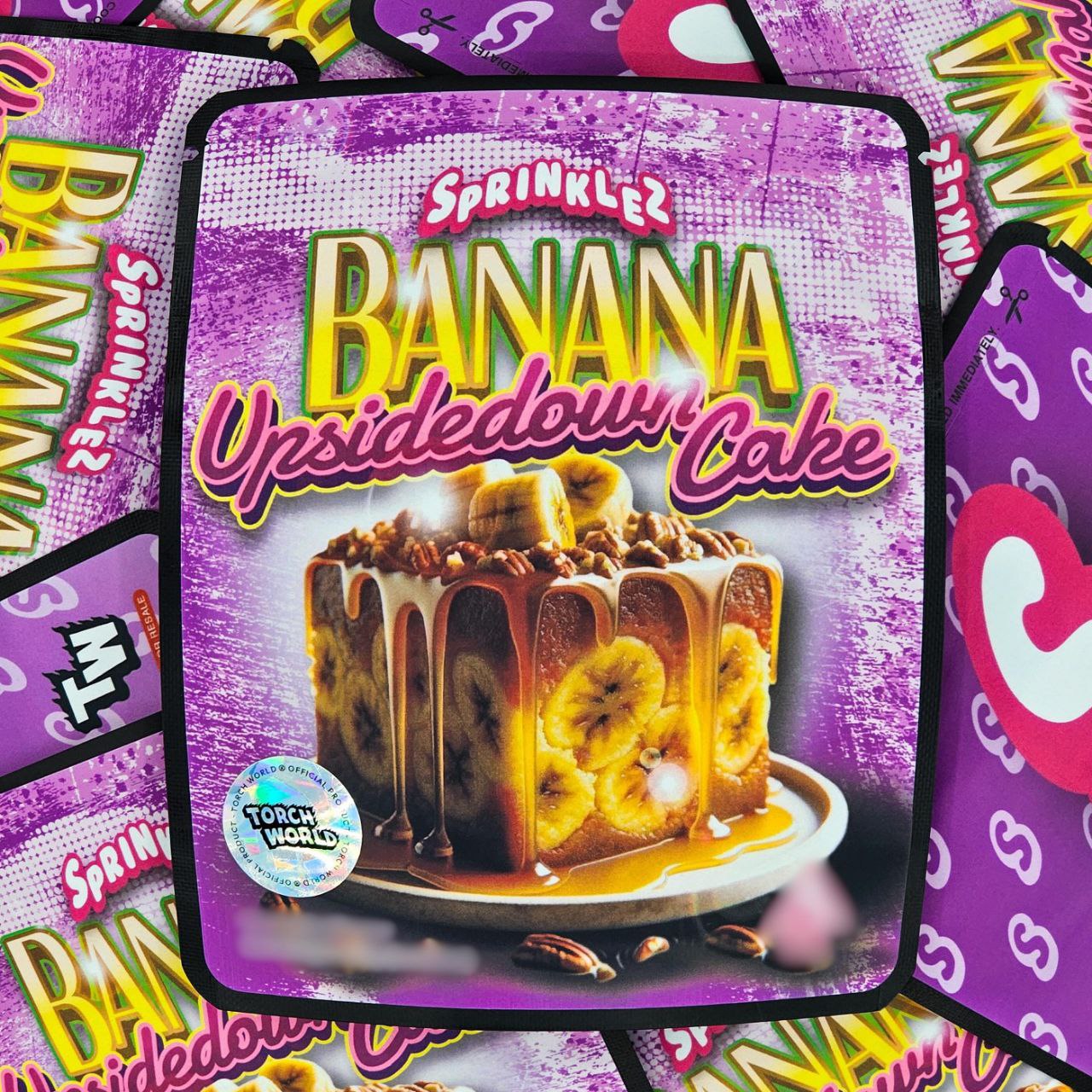 Banana Upsidedown Cake Sprinklez - Banana Upsidedown Cake