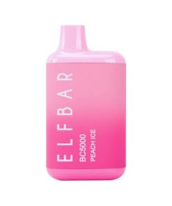 Elf Bar Peach Ice – BC5000 Disposable Vape (5000 Puffs, Rechargeable)