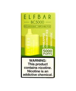 Elf Bar Pineapple Coconut Ice – BC5000 Disposable Vape