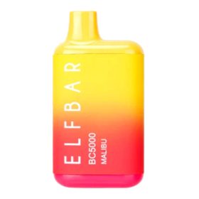 Elf Bar Malibu – BC5000 Disposable Vape | Premium Tropical Blend