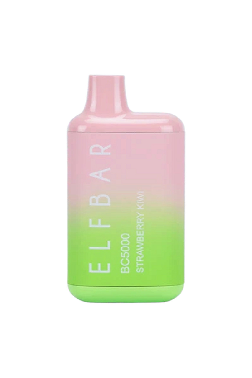 (ELF BAR) EB DESIGN BC5000 Disposable Vape - 5000 puff - Strawberry Kiwi Elf Bar Strawberry Kiwi – BC5000 Disposable Vape