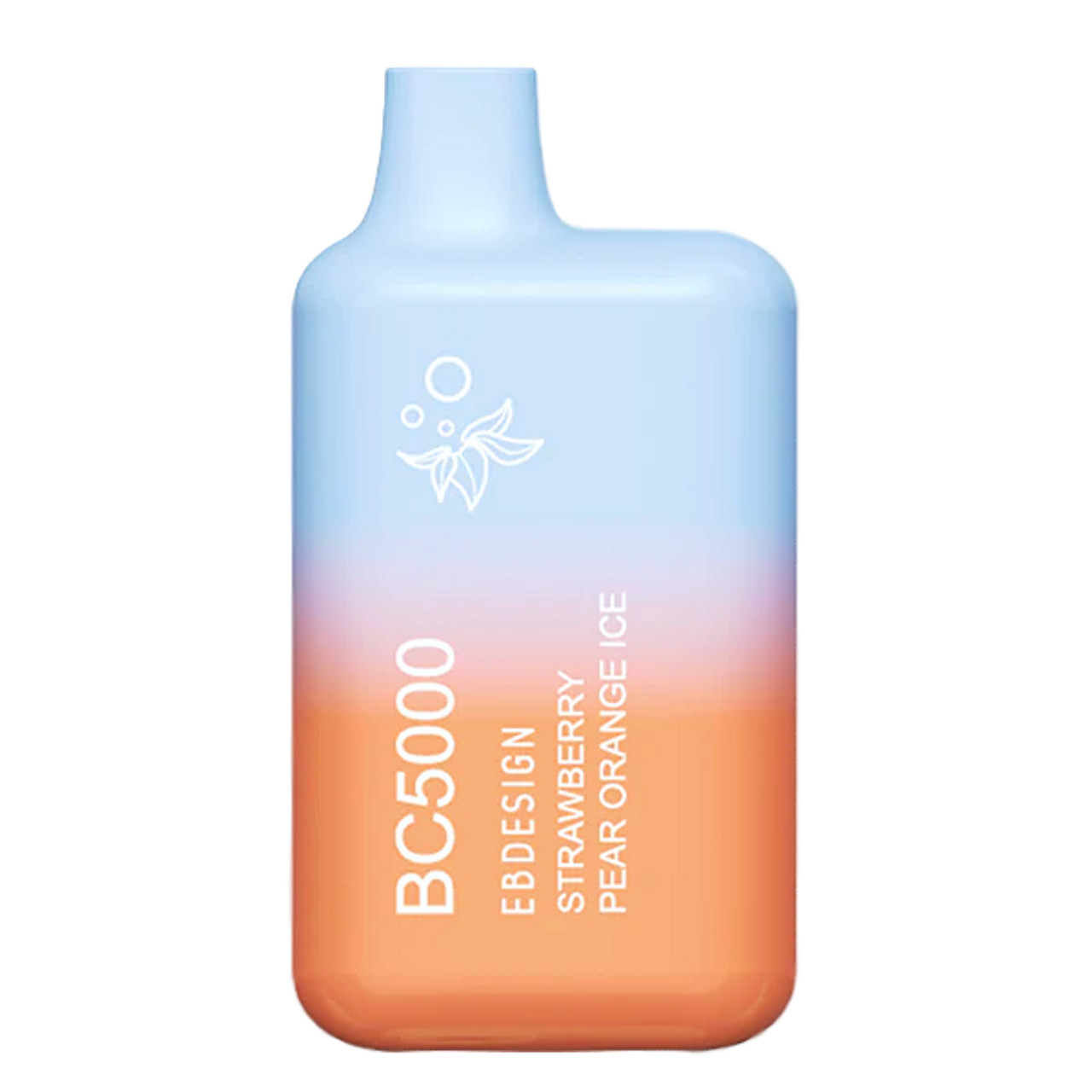 (ELF BAR) EBDESIGN BC5000 Disposable Vape - 5000 puff - Strawberry Pear Orange ICE Elf Bar Strawberry Pear Orange ICE – EBDESIGN BC5000 Disposable Vape (5000 Puffs)