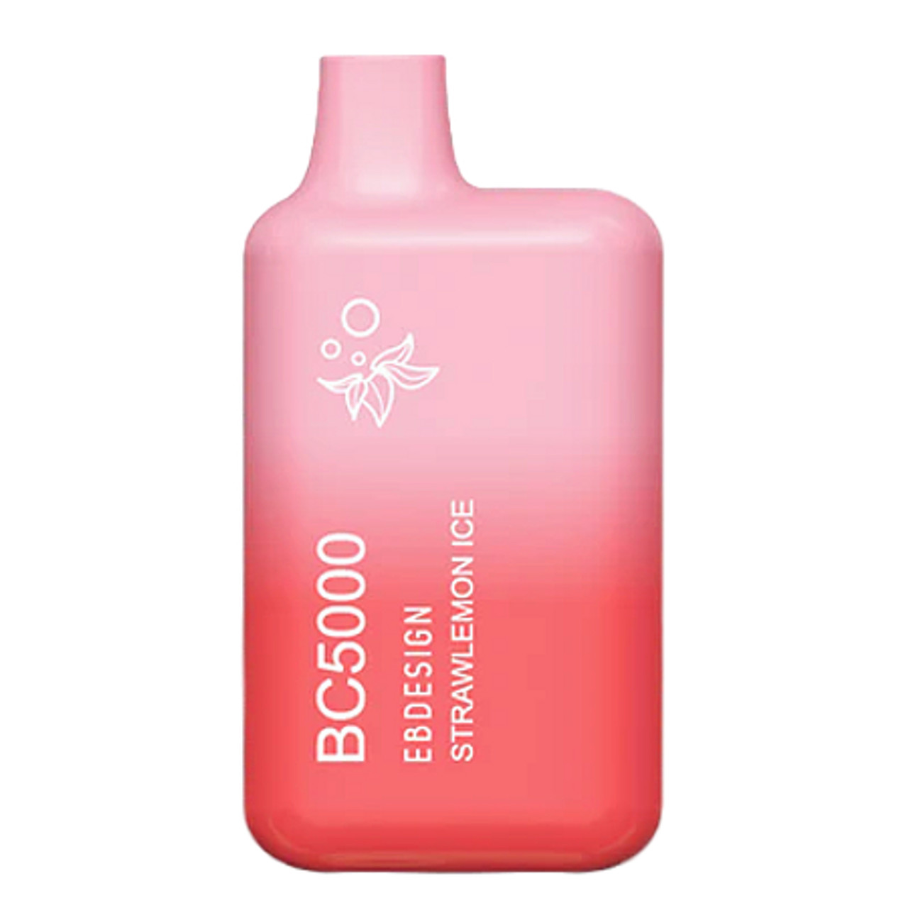 (ELF BAR) EBDESIGN BC5000 Disposable Vape - 5000 puff - StrawLEMON Ice Elf Bar Strawlemon Ice – EBDESIGN BC5000 Disposable Vape (5000 Puffs)