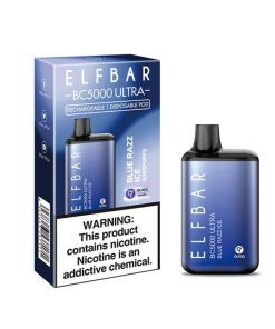 Elf Bar Blue Razz Ice – ULTRA BC5000 Disposable Vape (5000 Puffs)