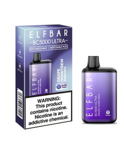 Elf Bar Grape Honeydew - ULTRA 5000 Disposable Pod Device