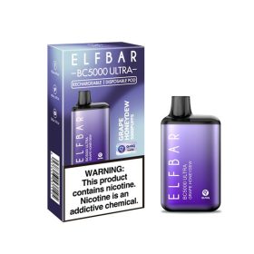 Elf Bar Grape Honeydew – ULTRA BC5000 Disposable Vape (5000 Puffs) 5 Elf Bar Grape Honeydew - ULTRA 5000 Disposable Pod Device