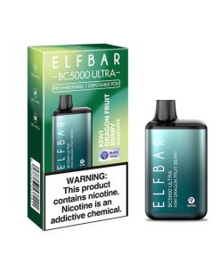 Elf Bar Kiwi Dragon Fruit Berry – ULTRA BC5000 Disposable Vape (5000 Puffs)
