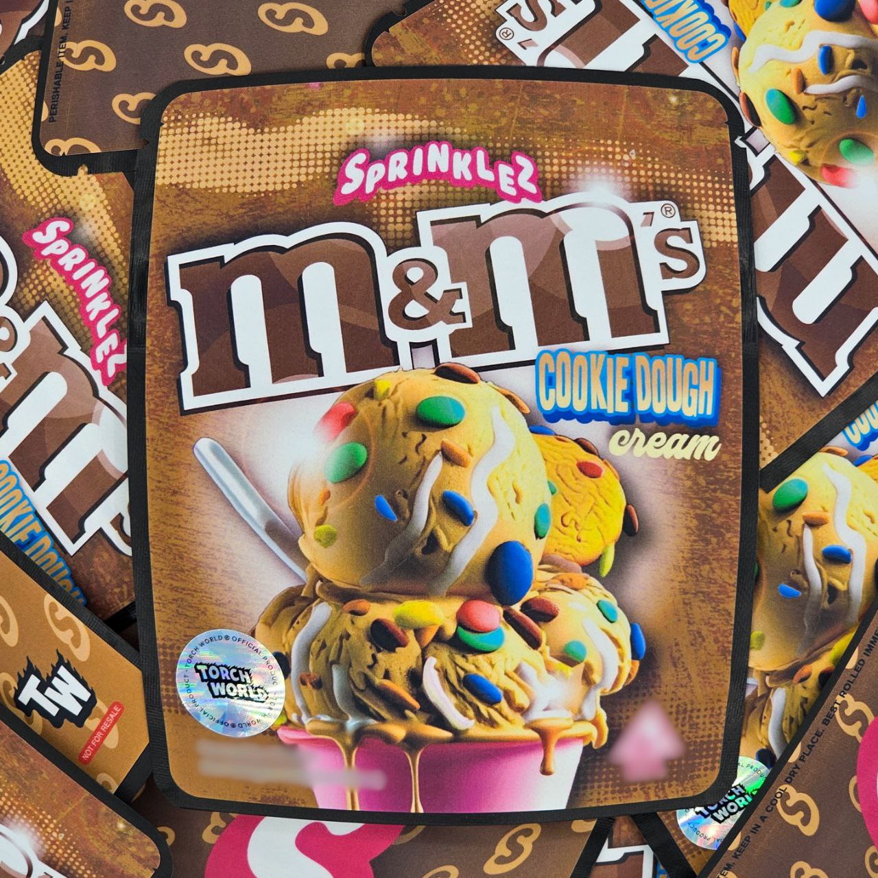 M&M's Cookie Dough Cream Sprinklez - M&M's Cookie Dough Cream