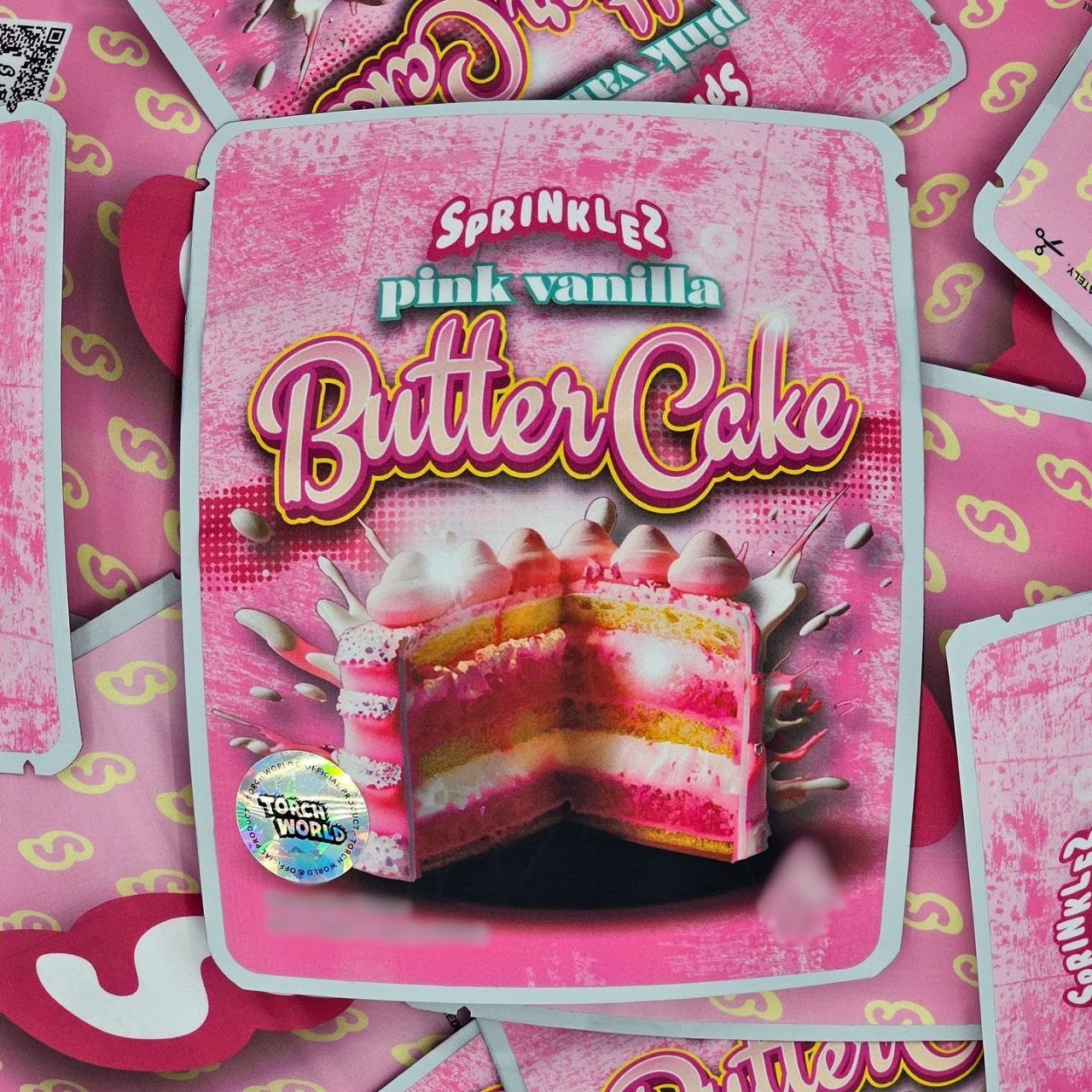 Pink Vanilla Butter Cake Sprinklez - Pink Vanilla Butter Cake