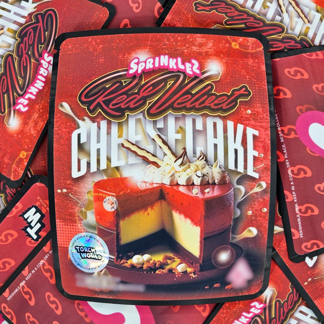 Red Velvet Cheesecake Sprinklez - Red Velvet Cheesecake