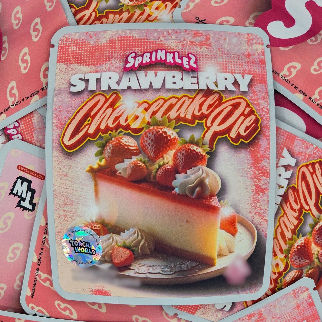 Strawberry Cheesecake Pie Sprinklez - Strawberry Cheesecake Pie