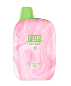 Sunshine Icy Flum Pebble X Disposable Vape (6000 Puffs, 5% Nicotine)