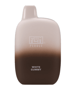 White Gummy Vape – Flum Pebble Disposable Vape