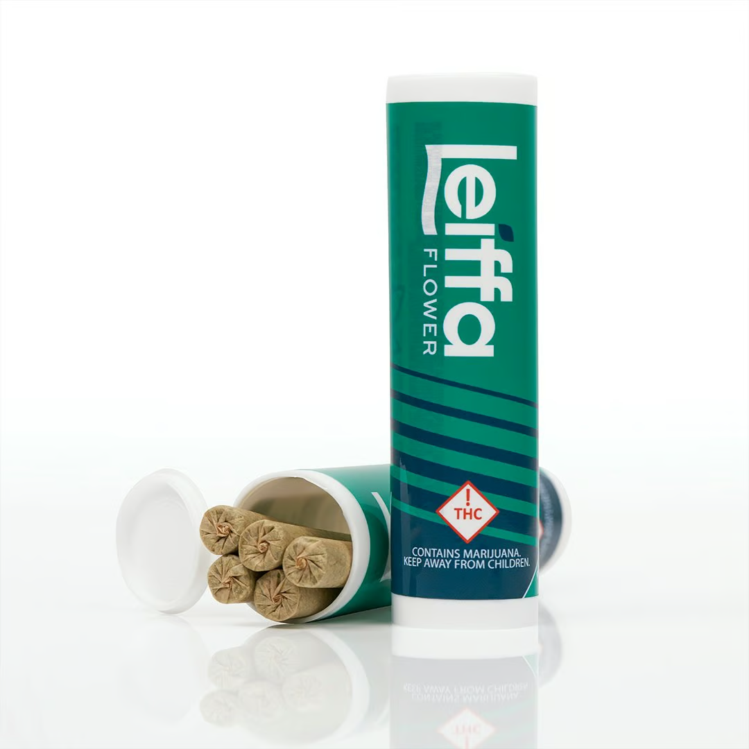 2f5ba1d1-06d9-46e9-97c8-c1b2220f8f7b Leiffa Gelato Cake Strain Pre-Rolls – 5 Pack (1g Each)