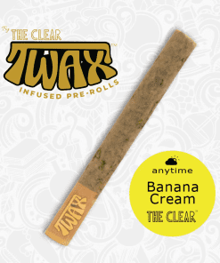 The Clear TWAX Infused Pre-roll 1g | Banana Cream
