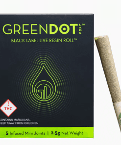 Green Dot Labs - 2.5G Infused Pre-Roll 5 Pack - Fortissimo x Screaming OG