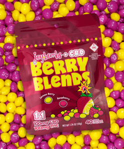 Joy Bombs THC+ CBD 1:1 Berry Blends (40pk / 100mg THC)