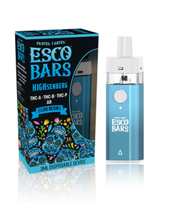 Esco Bars 3 Gram Live Resin Delta 8 Disposable Highsenberg