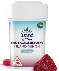 Wana Quick Island Punch Gummies- Indica [10pk] (100mg)
