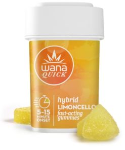Wana Quick Limoncello Gummies - [20pk] (100mg THC)