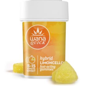 Wana Quick Limoncello Gummies - [20pk] (100mg THC)