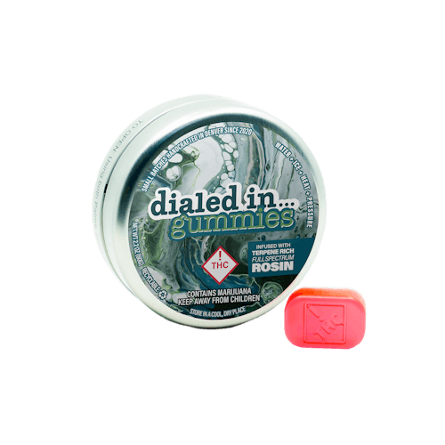 Dialed In Dialed Out Sleep Live Rosin Gummies 100mg | Native Roots Cannabis dialed in dialed out sleep live rosin gummies 100mg native roots cannabis