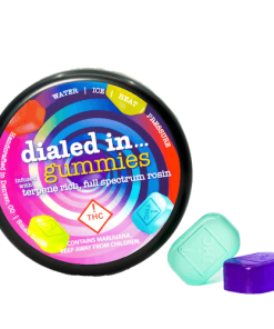 Dialed In Live Rosin Sativa Gummies 100mg