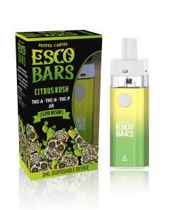 Esco Bars 3g Delta-8 Disposable – Citrus Kush (Live Resin Vape)