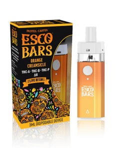 Esco Bars Delta-8 3g – Orange Creamsicle (Live Resin Disposable)