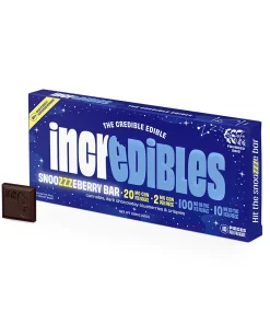 Snoozzzeberry Gummies Chocolate Bar – 100mg THC