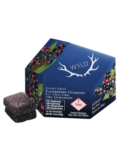 WYLD Elderberry Gummies – 2:1 THC/CBN | 100mg THC | 50mg CBN
